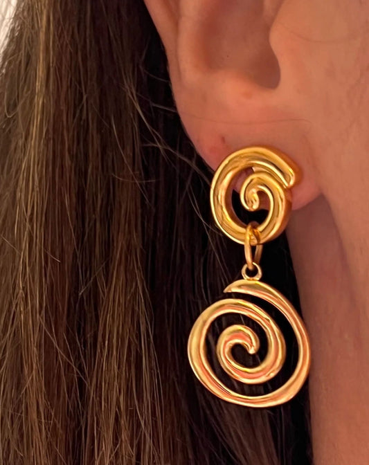 Aio Earrings - Gold