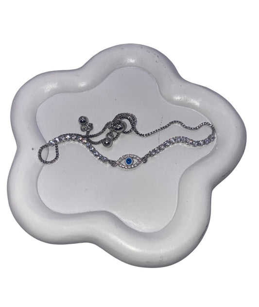 TENNIS BRACELET TALISMAN - SILVER