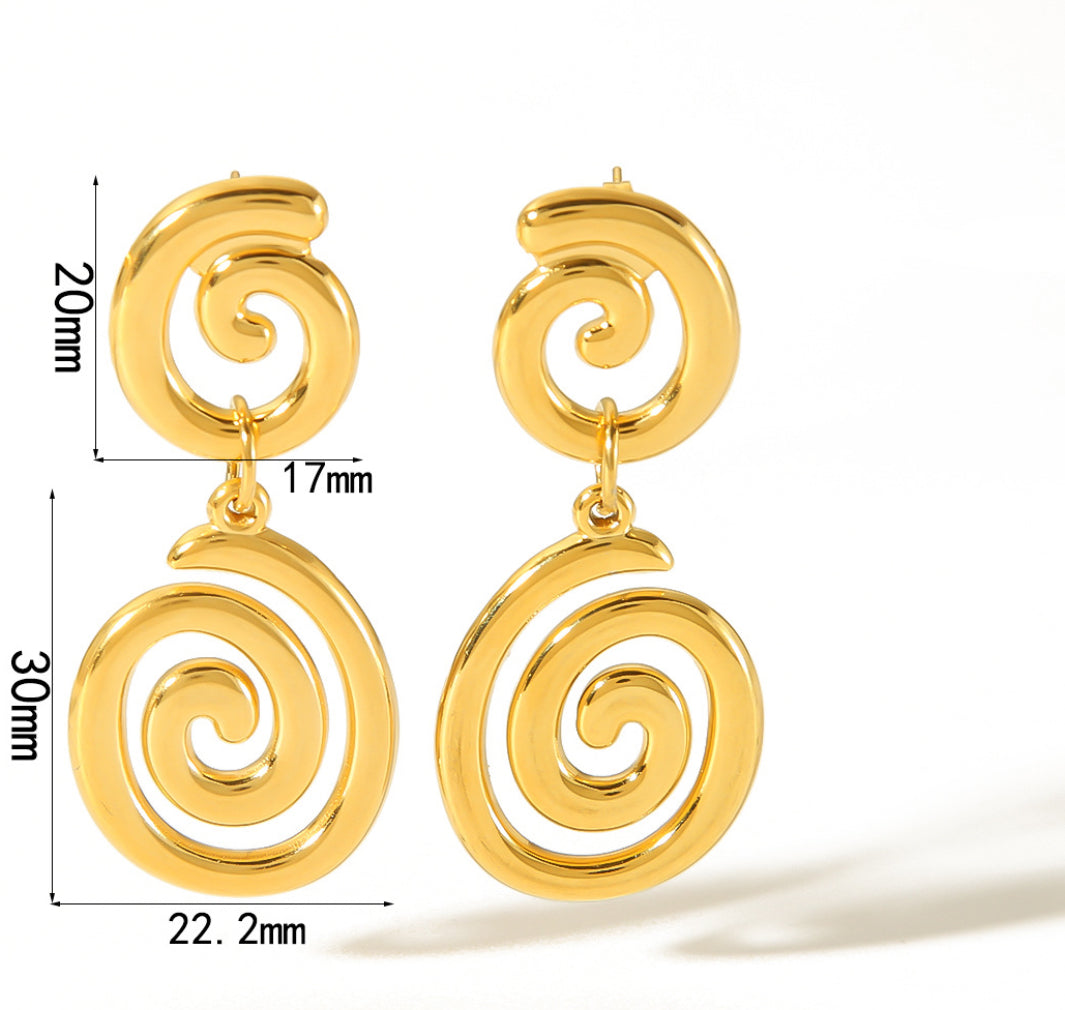 Aio Earrings - Gold