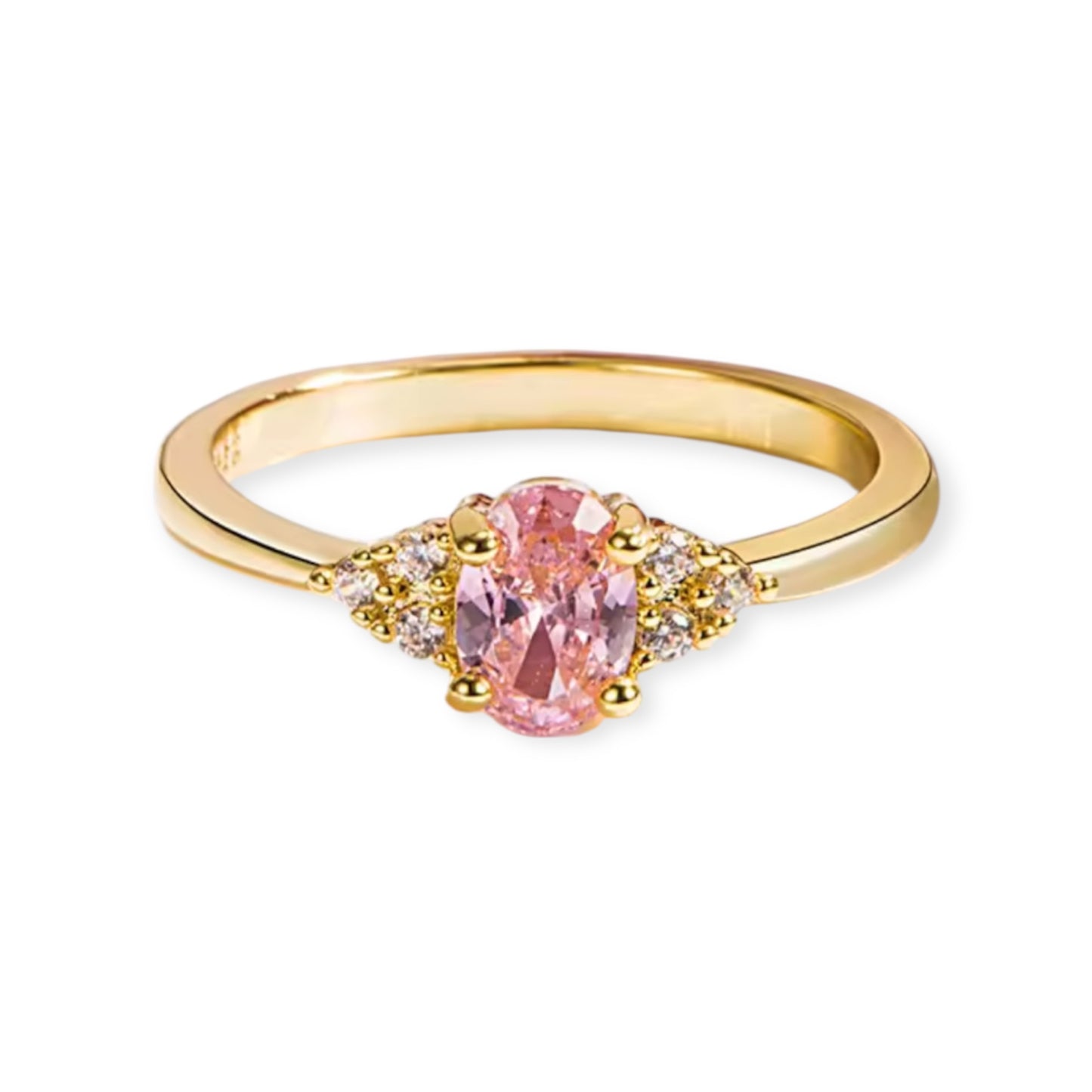 AUGUST RING - PINK, GOLD