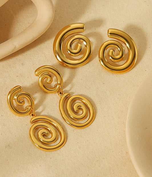 Aio Earrings - Gold
