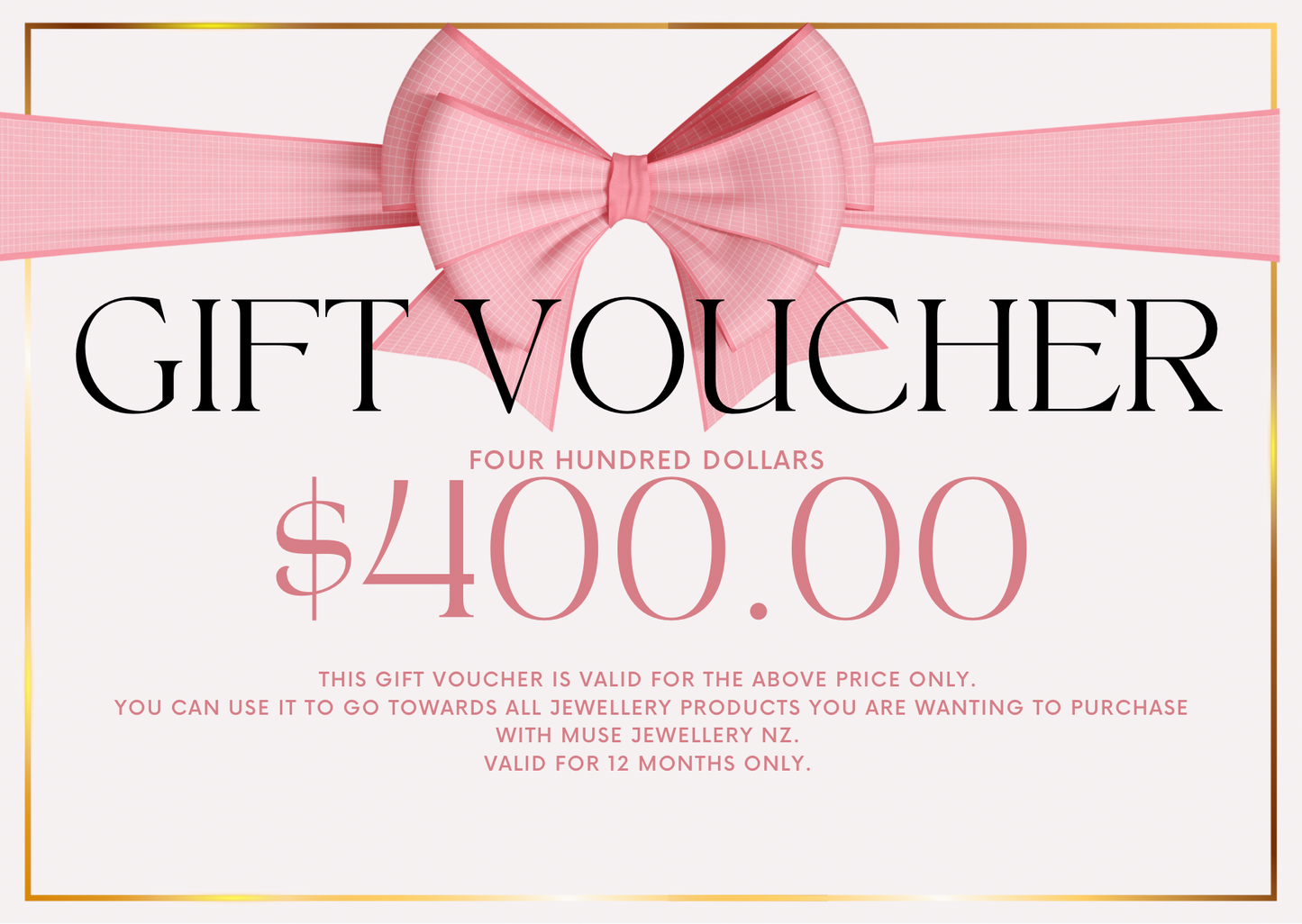 $400 Gift Voucher