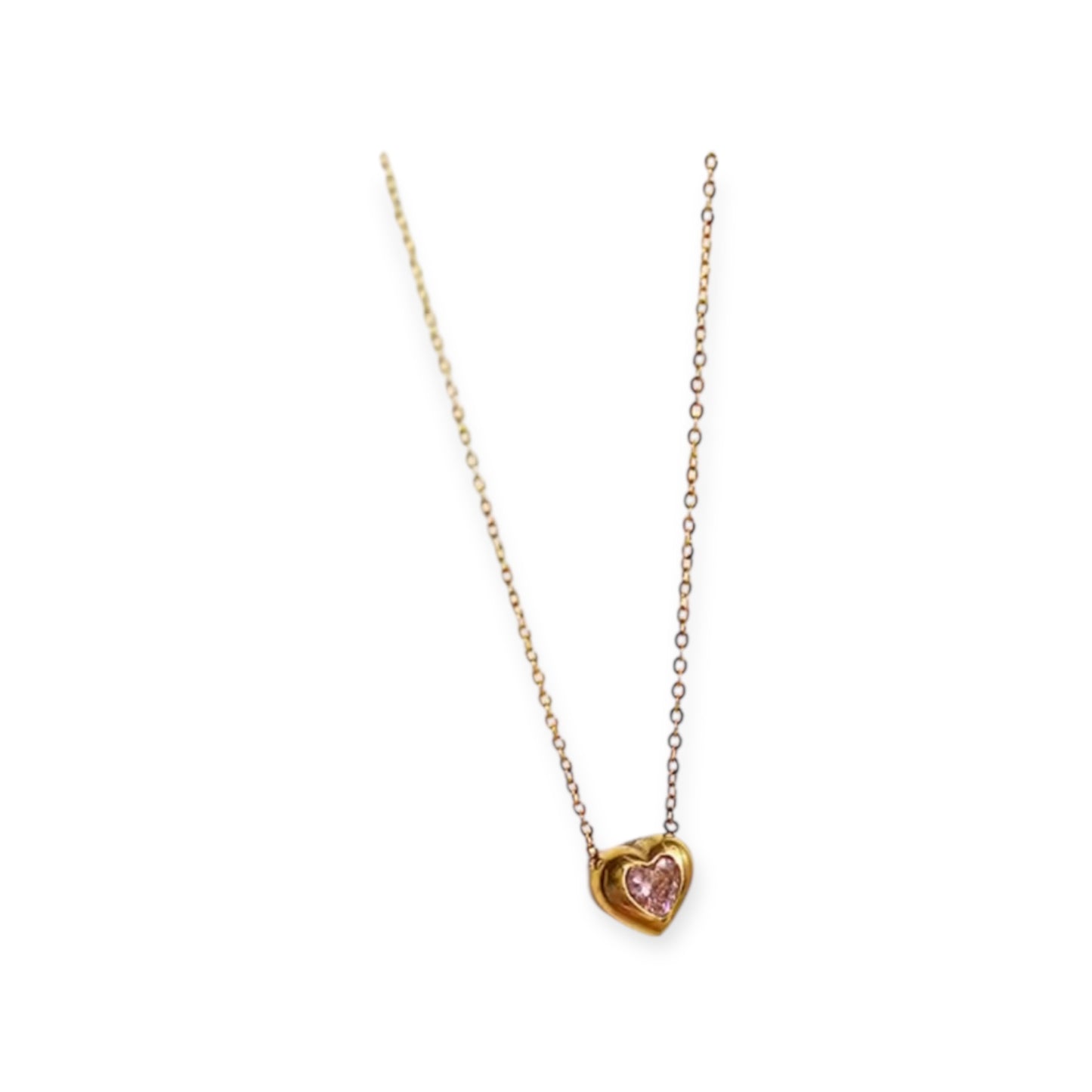 AUGUST NECKLACE - PINK, GOLD