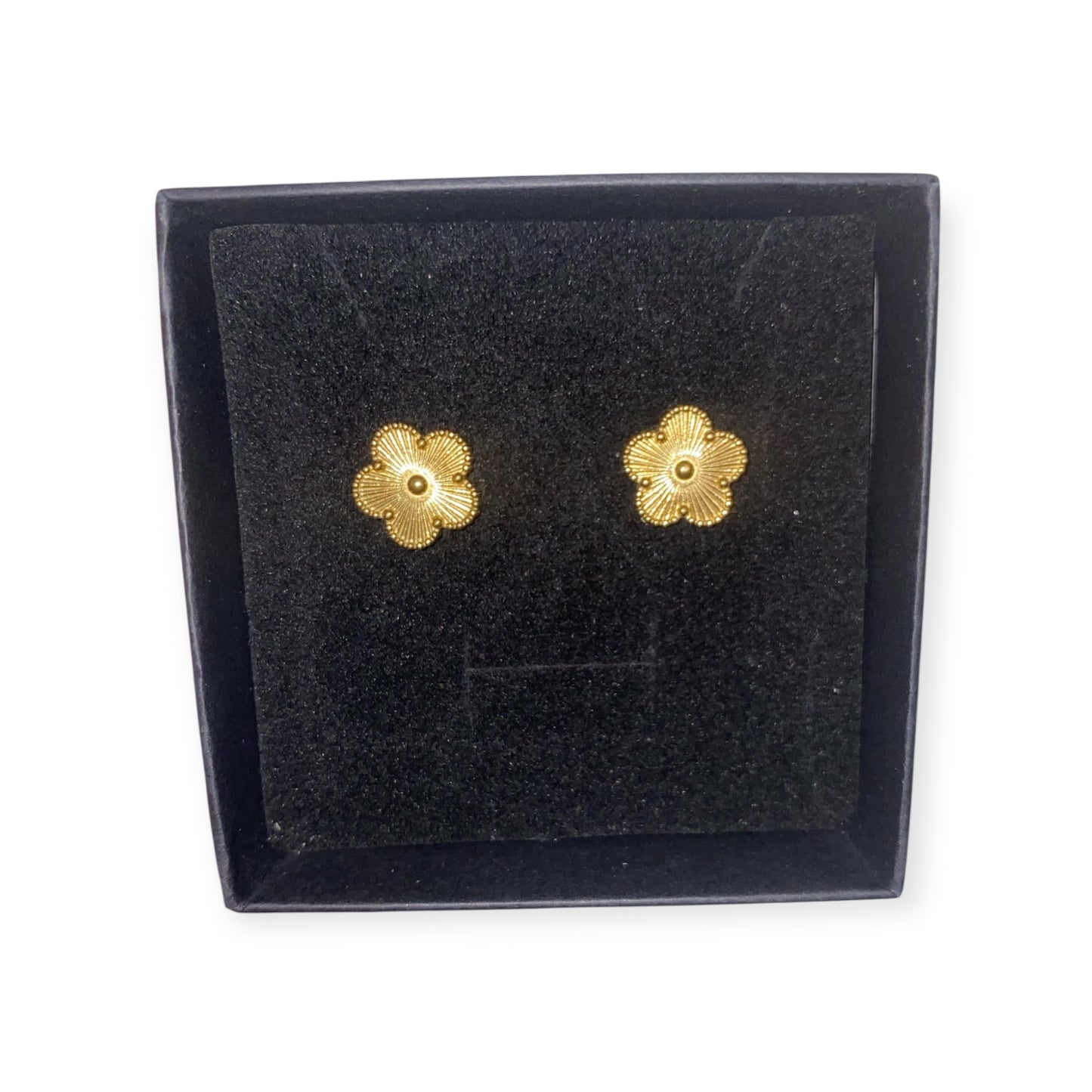 MOTHER OF PEARLS CLOVER EARRINGS - 18K GOLD PLATED